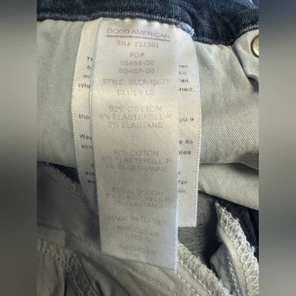 Good American Jeans NWT High Rise Skinny Denim Size 4/27 - Picture 9 of 10